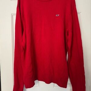 Vineyard Vines Red Crewneck Sweater
